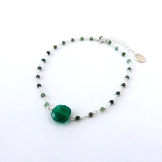 Bracelet Argent pierres fines