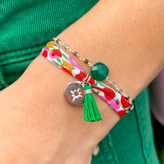 Bracelet Argent pierres fines