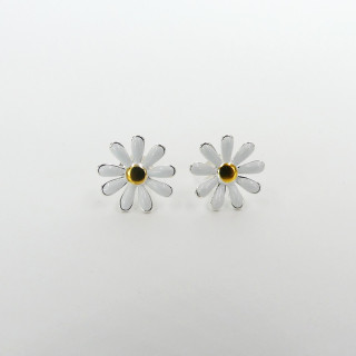 Clous Argent Marguerite