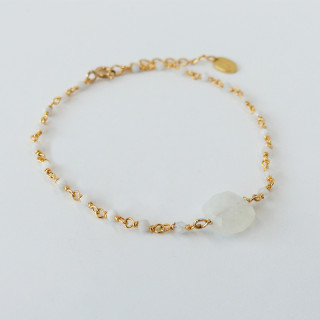 Bracelet Doré pierre de lune