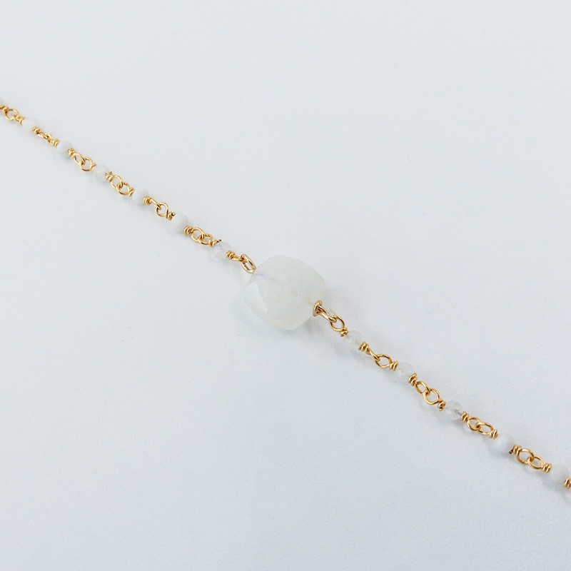 Bracelet Doré pierre de lune