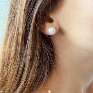 Clous d'oreilles Perles d'eau douce