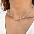 Collier Argent Grosse Maille