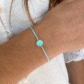 Bracelet Cordon Doré Amazonite