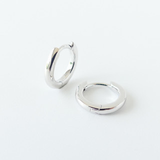 Créoles Argent épaisses 10mm