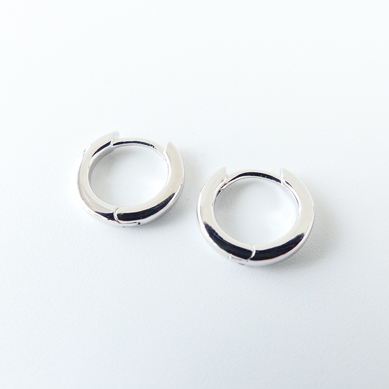 Créoles Argent épaisses 10mm